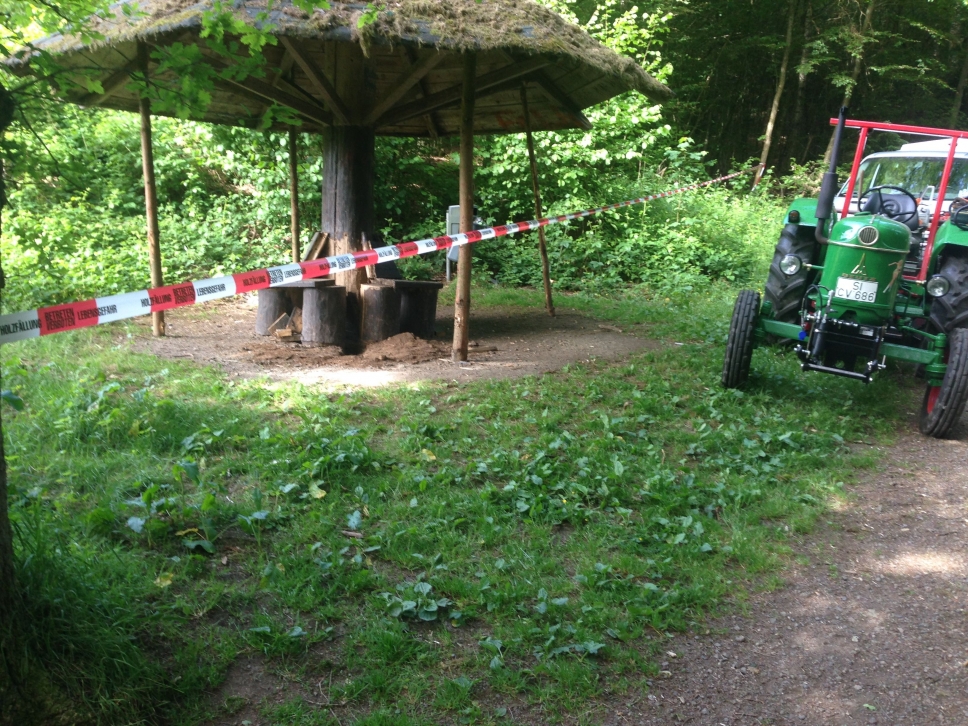 Der "Pilz" in die Jahre gekommen